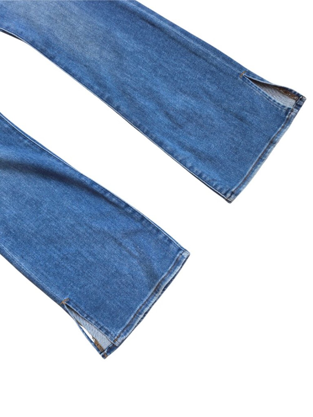 NWT Express High Rise Split Hem Bootcut Jeans 24/7 Comfort Waistband 8 Regular - Picture 5 of 5
